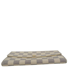 Load image into Gallery viewer, LOUIS VUITTON Porte Tresor Damier Azur Wallet White
