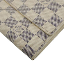 Load image into Gallery viewer, LOUIS VUITTON Porte Tresor Damier Azur Wallet White
