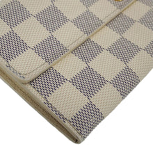 Load image into Gallery viewer, LOUIS VUITTON Porte Tresor Damier Azur Wallet White
