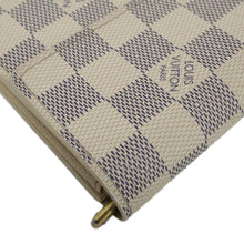 Load image into Gallery viewer, LOUIS VUITTON Porte Tresor Damier Azur Wallet White
