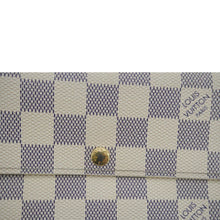 Load image into Gallery viewer, LOUIS VUITTON Porte Tresor Damier Azur Wallet White

