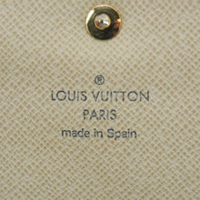 Load image into Gallery viewer, LOUIS VUITTON Porte Tresor Damier Azur Wallet White
