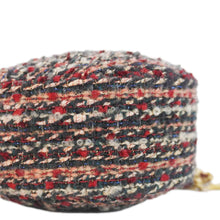 Load image into Gallery viewer, CHANEL Round Tweed Chain Clutch Crossbody Bag Red
