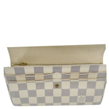 Load image into Gallery viewer, LOUIS VUITTON Porte Tresor Damier Azur Wallet White
