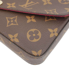 Load image into Gallery viewer, LOUIS VUITTON Felicie Pochette Monogram Canvas Crossbody Bag Brown
