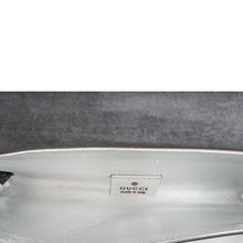 Load image into Gallery viewer, GUCCI Mirror Metallic Patent Leather Clutch Silver
