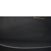 Load image into Gallery viewer, BALENCIAGA Hourglass flat Calfskin Leather Pouch Black
