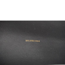 Load image into Gallery viewer, BALENCIAGA Hourglass flat Calfskin Leather Pouch Black
