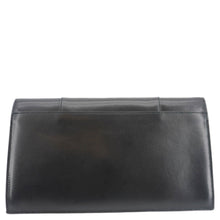 Load image into Gallery viewer, BALENCIAGA Hourglass flat Calfskin Leather Pouch Black
