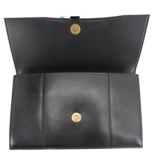 Load image into Gallery viewer, BALENCIAGA Hourglass flat Calfskin Leather Pouch Black
