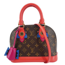 Load image into Gallery viewer, LOUIS VUITTON Totem Alma BB Monogram Canvas Satchel Bag Flamingo
