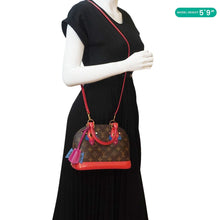 Load image into Gallery viewer, LOUIS VUITTON Totem Alma BB Monogram Canvas Satchel Bag Flamingo
