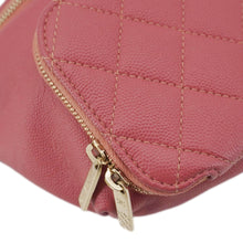 Load image into Gallery viewer, CHANEL Business Affinity Quilted Caviar Leather Belt Bag Pink
