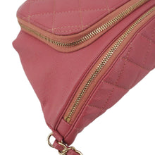 Load image into Gallery viewer, CHANEL Business Affinity Quilted Caviar Leather Belt Bag Pink
