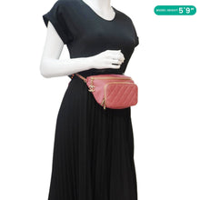 Load image into Gallery viewer, CHANEL Business Affinity Quilted Caviar Leather Belt Bag Pink
