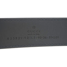 Load image into Gallery viewer, GUCCI Double G Buckle GG Supreme Leather Belt Beige 625839 Size 90.36
