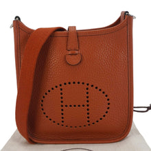 Load image into Gallery viewer, HERMES Evelyne Taurillon Leather Crossbody Bag Cuivre
