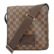Load image into Gallery viewer, LOUIS VUITTON Brooklyn PM Damier Ebene Shoulder Bag Brown
