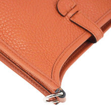 Load image into Gallery viewer, HERMES Evelyne Taurillon Leather Crossbody Bag Orange Poppy
