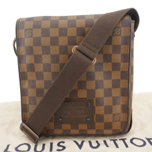 Load image into Gallery viewer, LOUIS VUITTON Brooklyn PM Damier Ebene Shoulder Bag Brown
