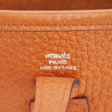 Load image into Gallery viewer, HERMES Evelyne Taurillon Leather Crossbody Bag Orange Poppy
