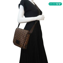Load image into Gallery viewer, LOUIS VUITTON Brooklyn PM Damier Ebene Shoulder Bag Brown
