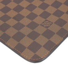 Load image into Gallery viewer, LOUIS VUITTON Wristlet Pochette Damier Ebene Pouch Brown
