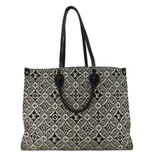 Load image into Gallery viewer, LOUIS VUITTON Onthego GM 1854 Jacquard Tote Bag Grey
