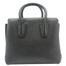 Load image into Gallery viewer, MCM Milla Mini Grained Calfskin Leather Tote Shoulder Bag Black
