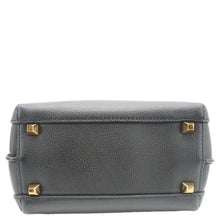 Load image into Gallery viewer, MCM Milla Mini Grained Calfskin Leather Tote Shoulder Bag Black
