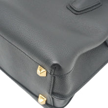 Load image into Gallery viewer, MCM Milla Mini Grained Calfskin Leather Tote Shoulder Bag Black
