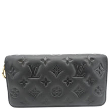 Load image into Gallery viewer, LOUIS VUITTON Coussin Embossed Leather Zippy Wallet Black
