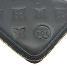 Load image into Gallery viewer, LOUIS VUITTON Coussin Embossed Leather Zippy Wallet Black
