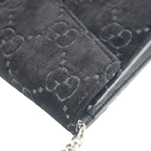 Load image into Gallery viewer, GUCCI Dionysus Mini GG Monogram Velvet Crossbody Bag Black 401231
