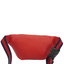 Load image into Gallery viewer, GUCCI Print Small Leather Belt Waist Bum Bag Red 527792
