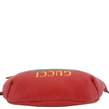 Load image into Gallery viewer, GUCCI Print Small Leather Belt Waist Bum Bag Red 527792
