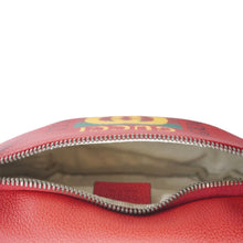 Load image into Gallery viewer, GUCCI Print Small Leather Belt Waist Bum Bag Red 527792
