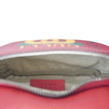 Load image into Gallery viewer, GUCCI Print Small Leather Belt Waist Bum Bag Red 527792
