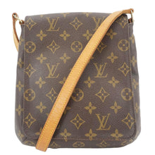 Load image into Gallery viewer, LOUIS VUITTON Musette Salsa Monogram Canvas Crossbody Bag Brown
