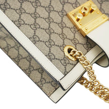 Load image into Gallery viewer, GUCCI Padlock Medium GG Supreme Canvas Tote Bag Beige 498156
