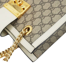 Load image into Gallery viewer, GUCCI Padlock Medium GG Supreme Canvas Tote Bag Beige 498156
