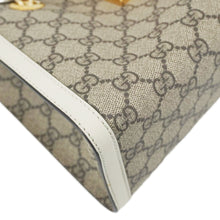 Load image into Gallery viewer, GUCCI Padlock Medium GG Supreme Canvas Tote Bag Beige 498156
