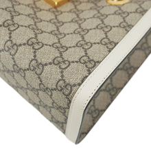 Load image into Gallery viewer, GUCCI Padlock Medium GG Supreme Canvas Tote Bag Beige 498156
