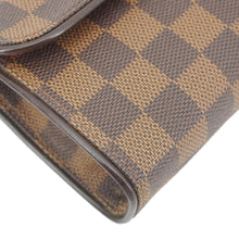 Load image into Gallery viewer, LOUIS VUITTON Pochette Florentine Damier Ebene Waist Bag Brown
