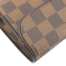 Load image into Gallery viewer, LOUIS VUITTON Pochette Florentine Damier Ebene Waist Bag Brown
