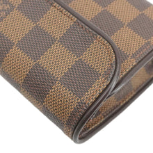 Load image into Gallery viewer, LOUIS VUITTON Pochette Florentine Damier Ebene Waist Bag Brown
