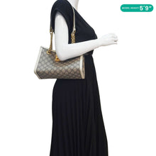 Load image into Gallery viewer, GUCCI Padlock Medium GG Supreme Canvas Tote Bag Beige 498156

