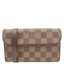Load image into Gallery viewer, LOUIS VUITTON Pochette Florentine Damier Ebene Waist Bag Brown
