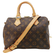 Load image into Gallery viewer, LOUIS VUITTON Speedy 25 Bandouliere Monogram Canvas Shoulder Bag Brown
