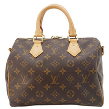 Load image into Gallery viewer, LOUIS VUITTON Speedy 25 Bandouliere Monogram Canvas Shoulder Bag Brown
